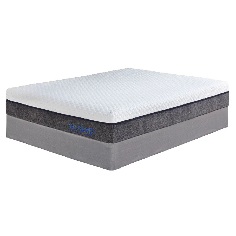 Hybrid mattresses combining foam and innerspring technologySierra Sleep by Ashley Mygel Hybrid Twin-size Mattress Hybrid mattresses combining foam and innerspring technologySierra Sleep by Ashley Mygel Hybrid Twin-size Mattress