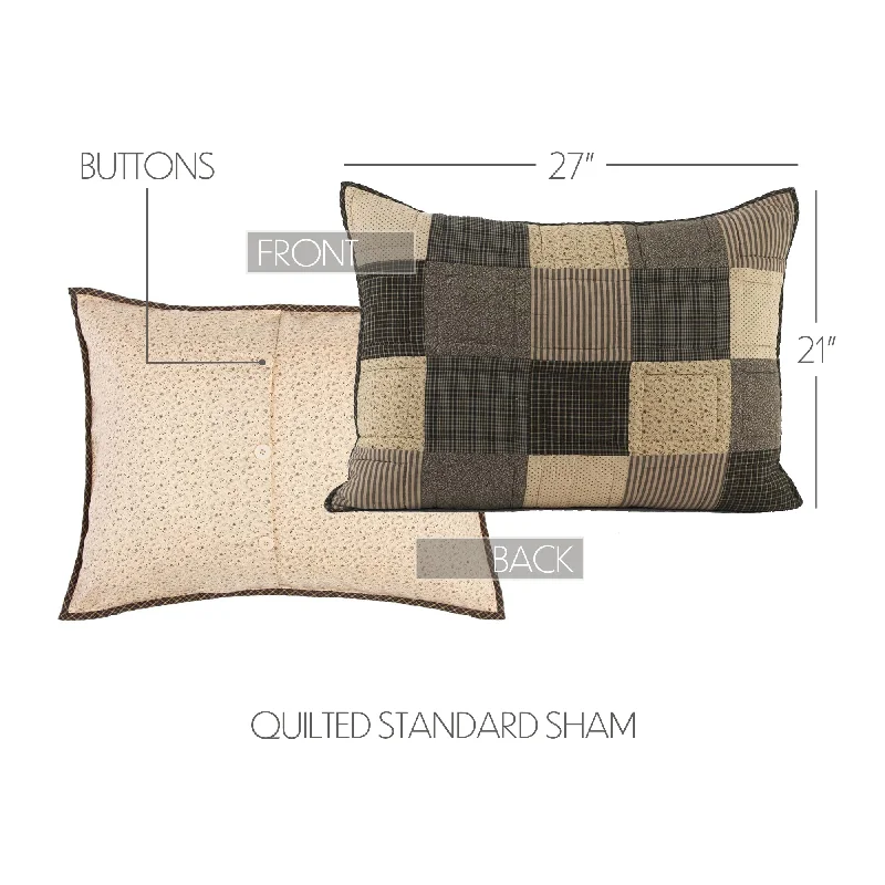 Bed skirts with a bohemian - inspired patternKettle Grove Standard Sham 21x27