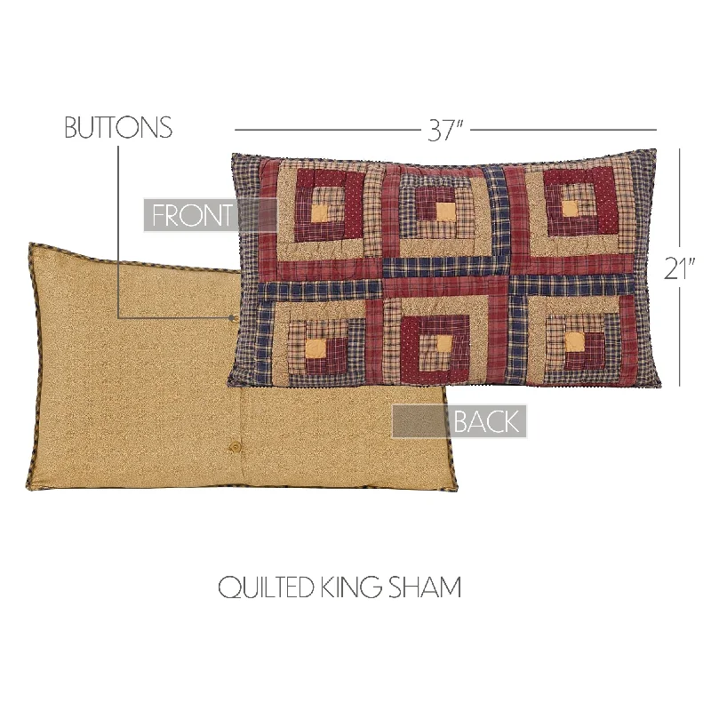 Checkered bed skirts for a classic patternMillsboro King Sham 21x37