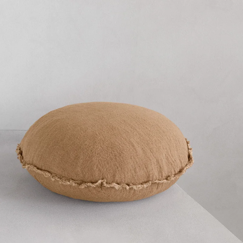 Lumbar Support Pillows for Car SeatsFlocca Macaron Linen Pillow - Carmel