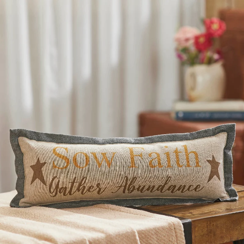Kids Pillows with Fun DesignsHarvest Blessings Sow Faith Gather Abundance Pillow