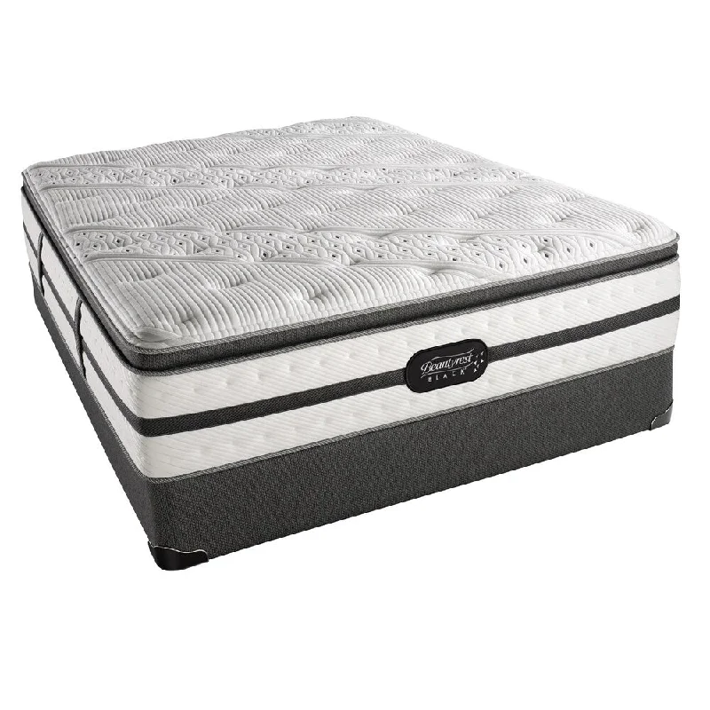Memory foam mattresses for pressure relief and contouringSimmons Beautyrest Black Evie Plush Box Top King-size Set Memory foam mattresses for pressure relief and contouringSimmons Beautyrest Black Evie Plush Box Top King-size Set