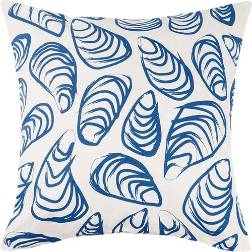 Square Pillows for Modern Home DecorIndigo Coast Shells Outdoor Pillow  20 in.