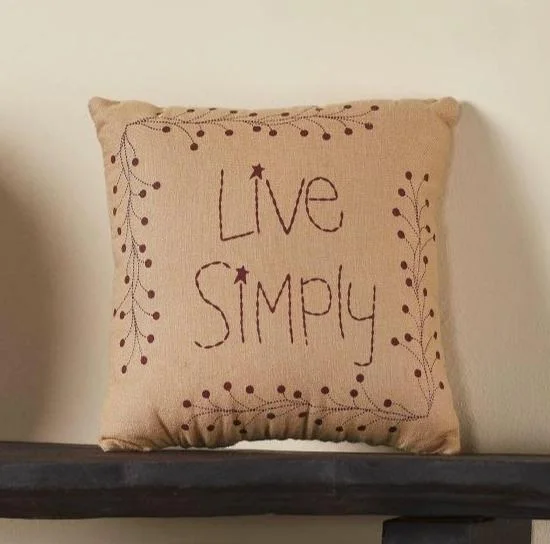 Square Pillows for Modern Home DecorPIP Vinestar Live Simply Pillow 6 inch