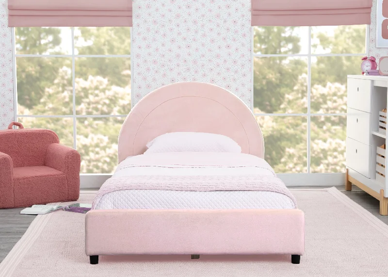 Organic cotton mattresses for a chemical - free sleep surfaceUpholstered Twin Bed with Round Headboard