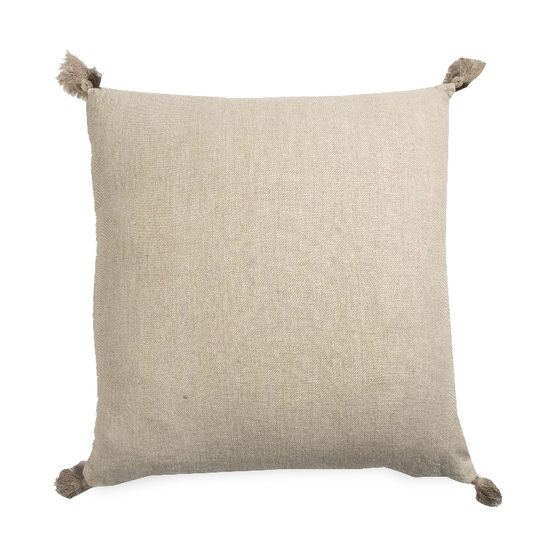 Silk Pillows for Smooth Skin and HairLinen Tassel Pillow