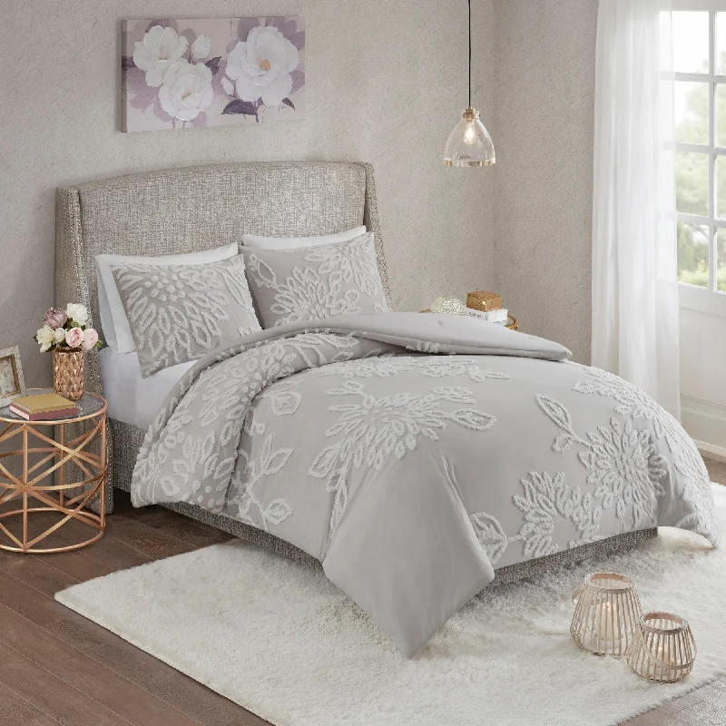 Full - size comforters suitable for full - sized beds in guest rooms or small bedroomsMadison Park Pansy Tufted Cotton Chenille Floral Comforter Set Full - size comforters suitable for full - sized beds in guest rooms or small bedroomsMadison Park Pansy Tufted Cotton Chenille Floral Comforter Set