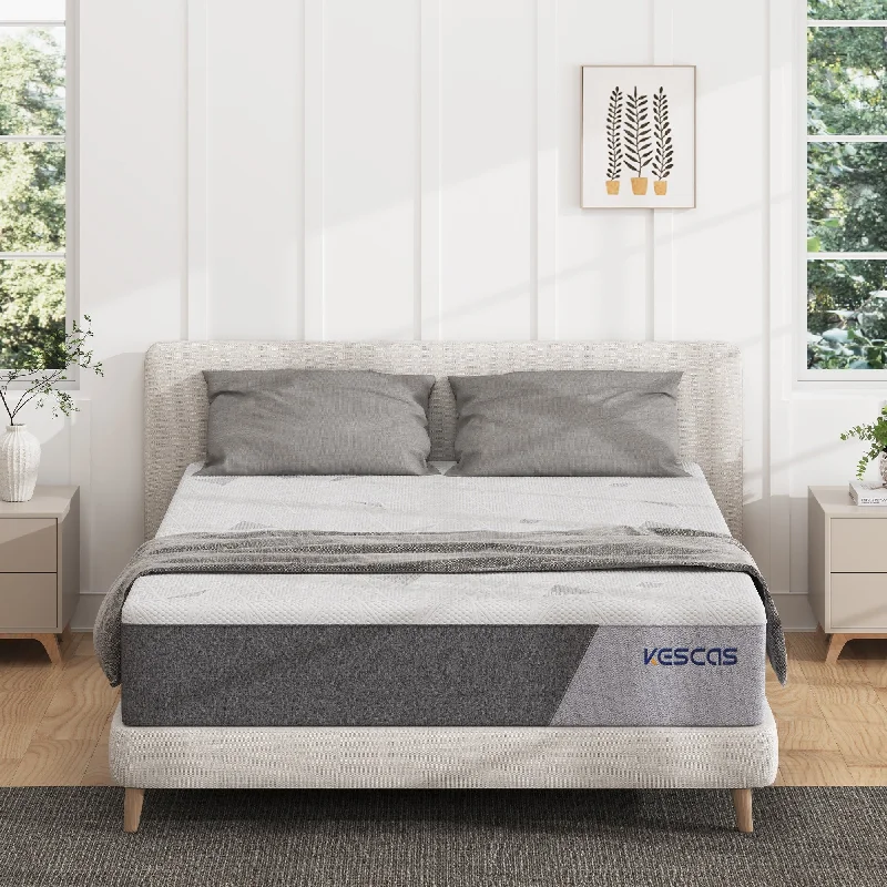 Polyester - foam mattresses for budget - friendly optionsKescas 8-inch Medium Gel Memory Foam Mattress,Compatiable with Adjustable Bed Frame Polyester - foam mattresses for budget - friendly optionsKescas 8-inch Medium Gel Memory Foam Mattress,Compatiable with Adjustable Bed Frame