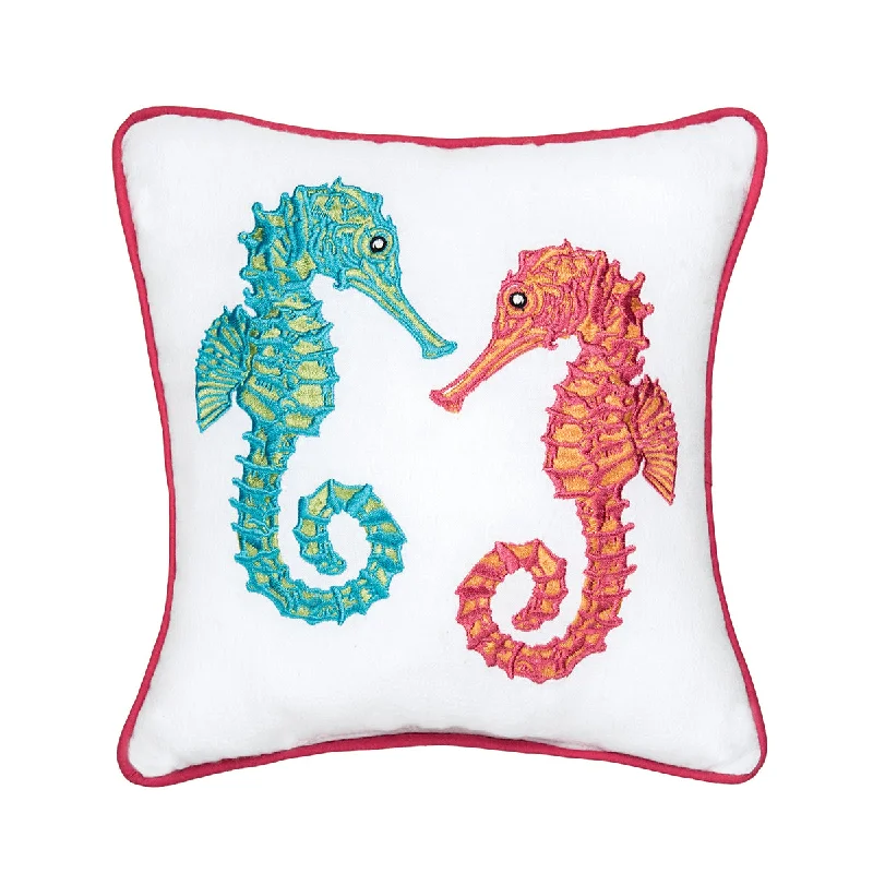 Decorative Pillows for Living Room MakeoverSeahorse Duo Mini Pillow