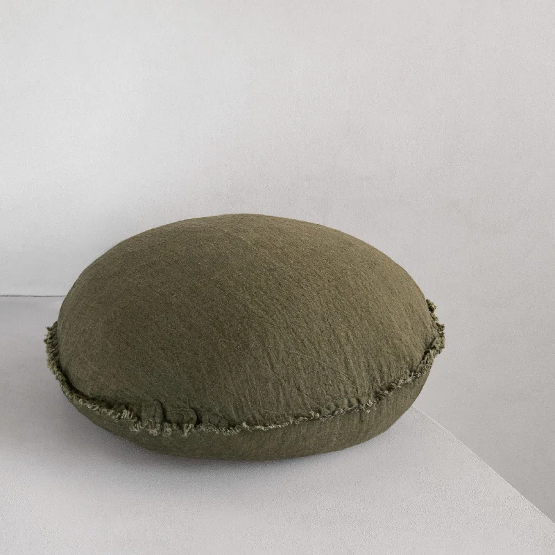 Pregnancy Pillows for Expectant MothersFlocca Macaron Linen Pillow - Armee
