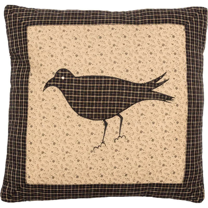 Round Pillows for Boho-Style InteriorsKettle Grove Crow 16" Pillow