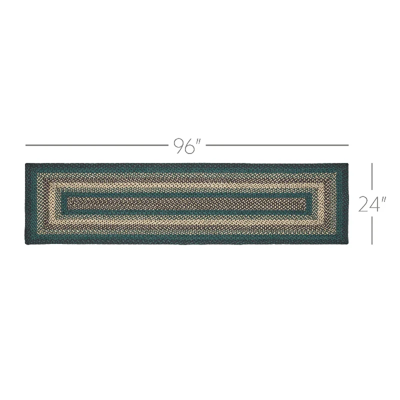 Bed skirts with a retro - style patternPine Grove Jute Rug/Runner Rect w/ Pad 24x96 Bed skirts with a retro - style patternPine Grove Jute Rug/Runner Rect w/ Pad 24x96