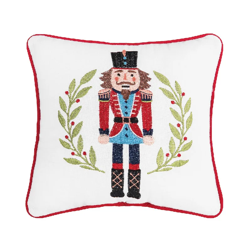 Down Alternative Pillows for Ethical ChoicesNutcracker Wreath Mini Pillow