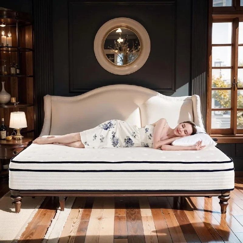 Innerspring mattresses with coil counts for support10 inch Medium Euro Top Gel Memory Foam Independent Bagged Spring Mattress in a Box Innerspring mattresses with coil counts for support10 inch Medium Euro Top Gel Memory Foam Independent Bagged Spring Mattress in a Box