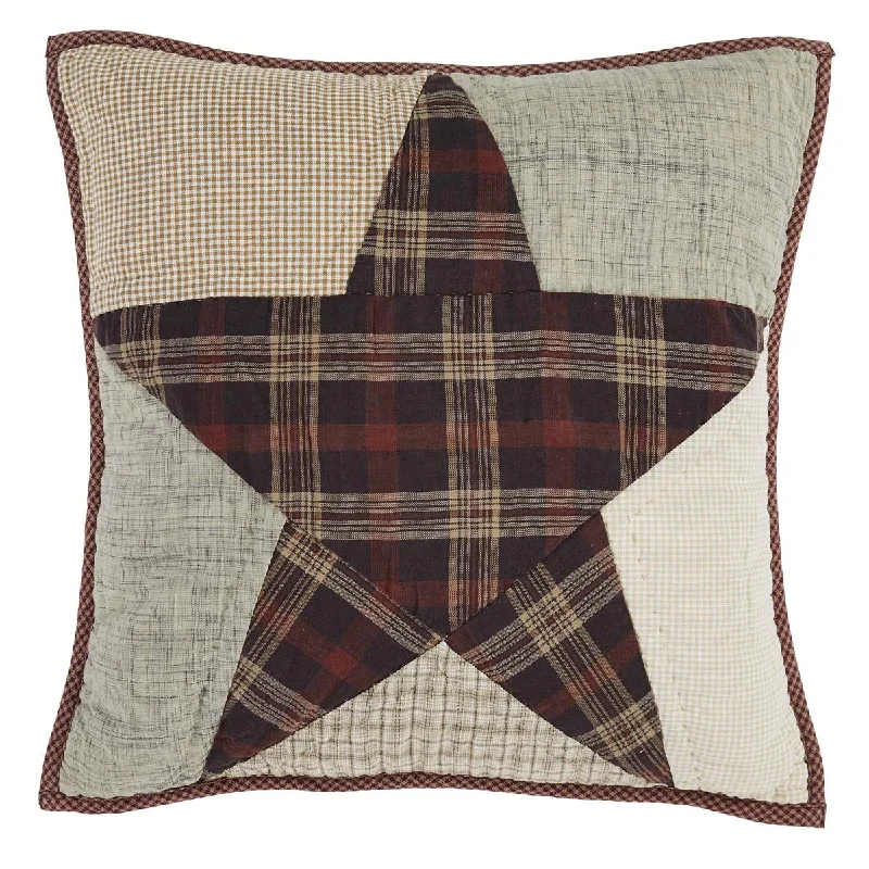 Square Pillows for Modern Home DecorAbilene Star Quilted 16" Pillow