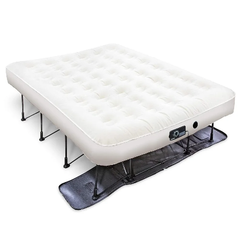 Hybrid mattresses combining foam and innerspring technologyEZ-Bed (Queen) Air Mattress with Frame & Rolling Case, Self Inflatable, Blow Up Bed Auto Shut-Off, Comfortable Surface AirBed Hybrid mattresses combining foam and innerspring technologyEZ-Bed (Queen) Air Mattress with Frame & Rolling Case, Self Inflatable, Blow Up Bed Auto Shut-Off, Comfortable Surface AirBed