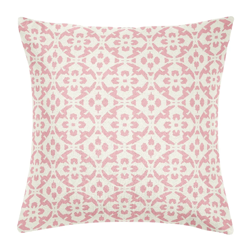 Back Support Pillows for Office ChairsPorto Tiles Blush 22x22 Pillow