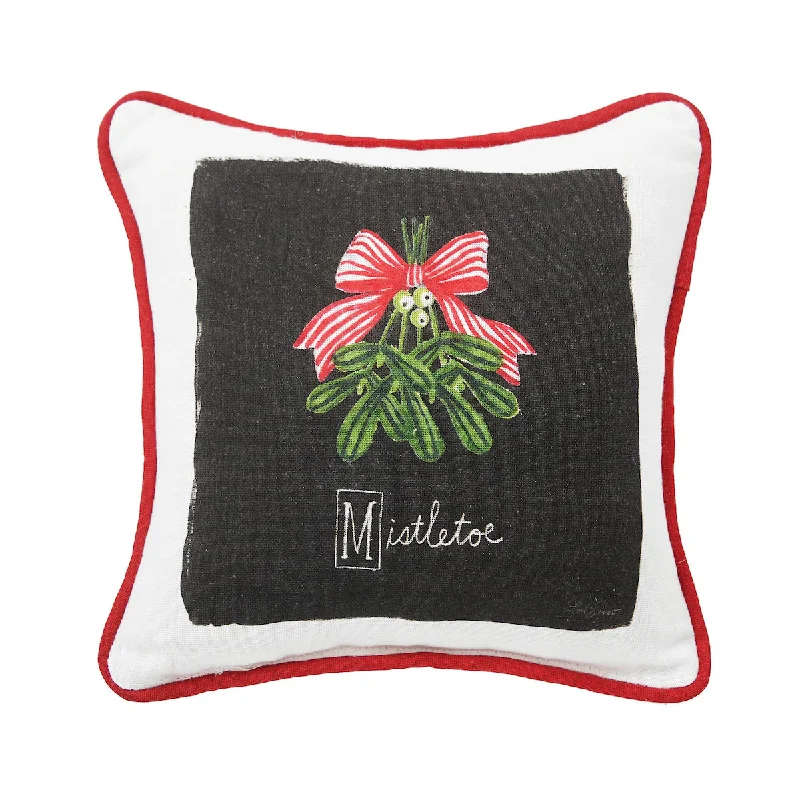 Decorative Pillows for Living Room MakeoverMistletoe Alphabet Mini Pillow