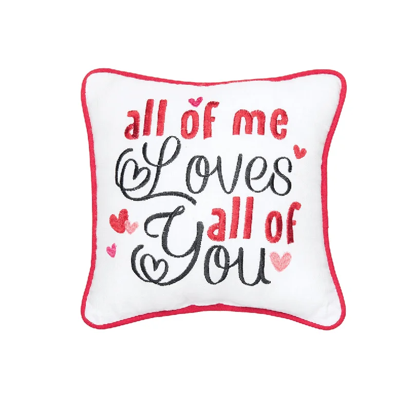 Square Pillows for Modern Home DecorLoves All of You Mini Pillow