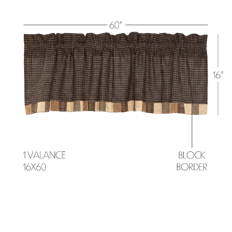 Twin - size bed skirts for a single bedKettle Grove Valance Block Border 16x60