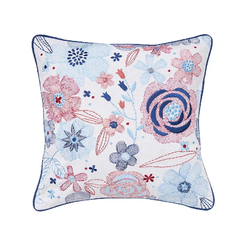 Silk Pillows for Smooth Skin and HairPatriotic Floral Pillow