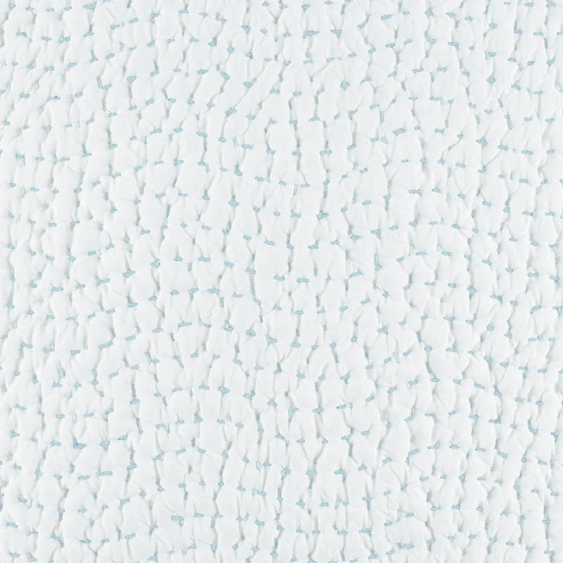 Orthopedic Pillows for Back Pain ReliefOrganic Hand Stitched Mist Quilt Swatch