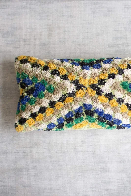 Velvet Pillows for a Touch of EleganceKalalou NES1053 Lumbar Pillow - Green, Blue, and Yellow Velvet Pillows for a Touch of EleganceKalalou NES1053 Lumbar Pillow - Green, Blue, and Yellow