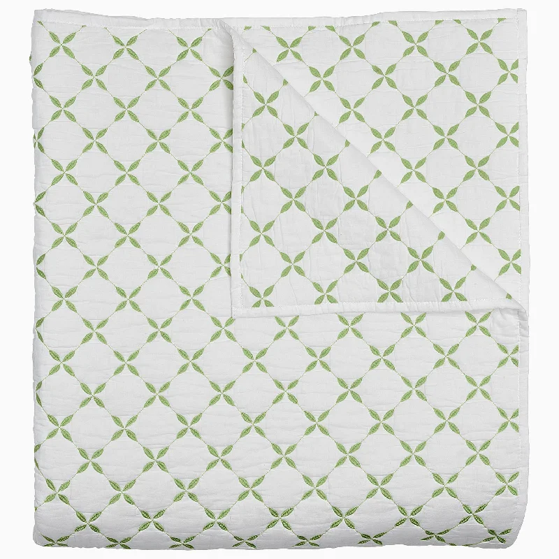 Back Support Pillows for Office ChairsLayla Leaf Quilt