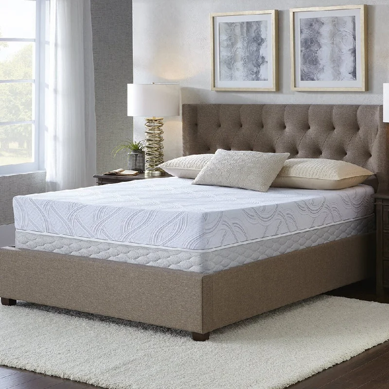 Hybrid mattresses combining foam and innerspring technologySerta Kirkshire 8-inch Gel Memory Foam Mattress Set Hybrid mattresses combining foam and innerspring technologySerta Kirkshire 8-inch Gel Memory Foam Mattress Set