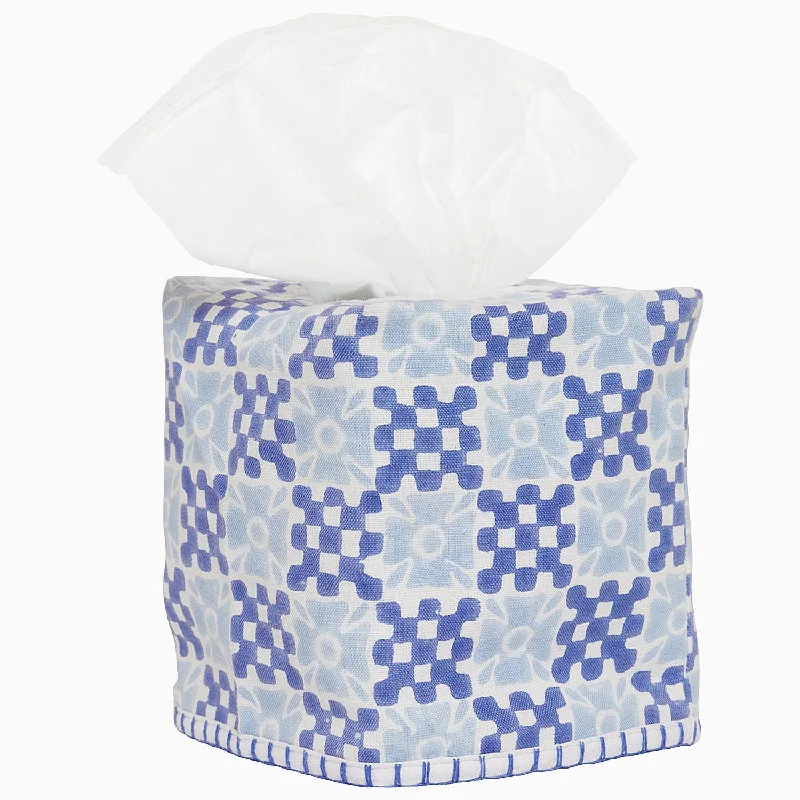 Square Pillows for Modern Home DecorPipli Azure Tissue Box Cover
