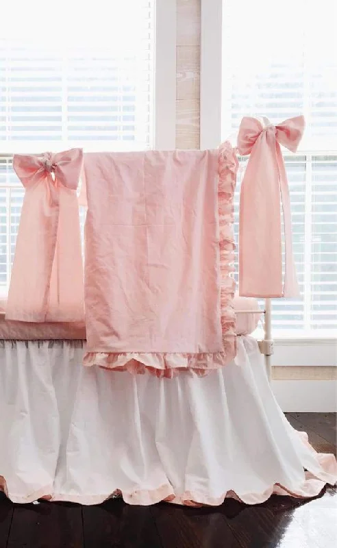 Pregnancy Pillows for Expectant MothersBallet Slipper Ruffled Baby Crib Blanket
