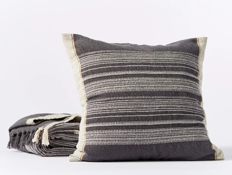 Velvet Pillows for a Touch of EleganceInyo Organic Dobby Pillow Cover - Renewed