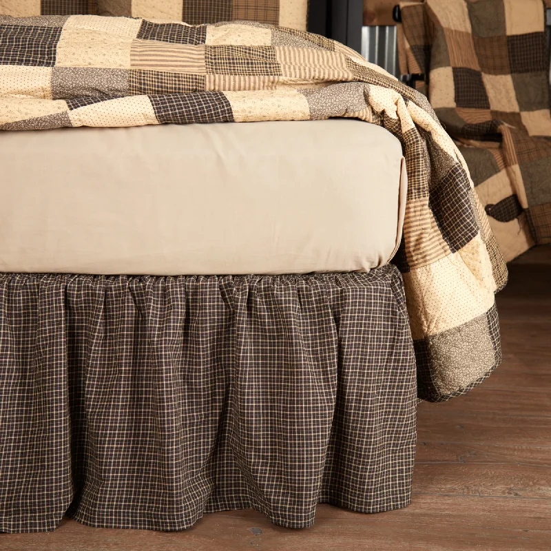 Bed skirts with a damask pattern for an elegant lookKettle Grove Bed Skirt