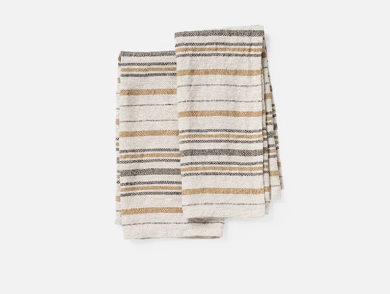 Khaki/Espresso Stripe