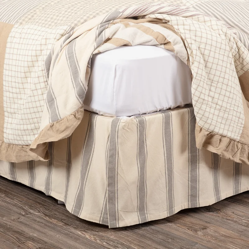 Bed skirts in neutral colors for easy pairingGrace Bed Skirt