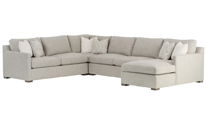 Innerspring mattresses with coil counts for supportBel-Air 4-Piece Sectional