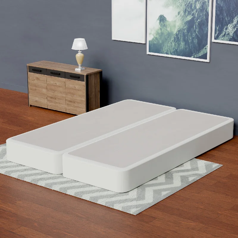 Polyester - foam mattresses for budget - friendly optionsOnetan 4-Inch Wooden Box Spring, Low Profile Split Bed Foundation Ideal for Mattress, No Assembly Needed, White. Polyester - foam mattresses for budget - friendly optionsOnetan 4-Inch Wooden Box Spring, Low Profile Split Bed Foundation Ideal for Mattress, No Assembly Needed, White.