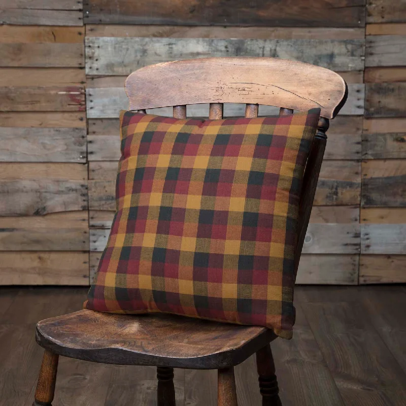 Plush Pillows for a Cozy BedHeirloom Farm Primitive Check Pillow