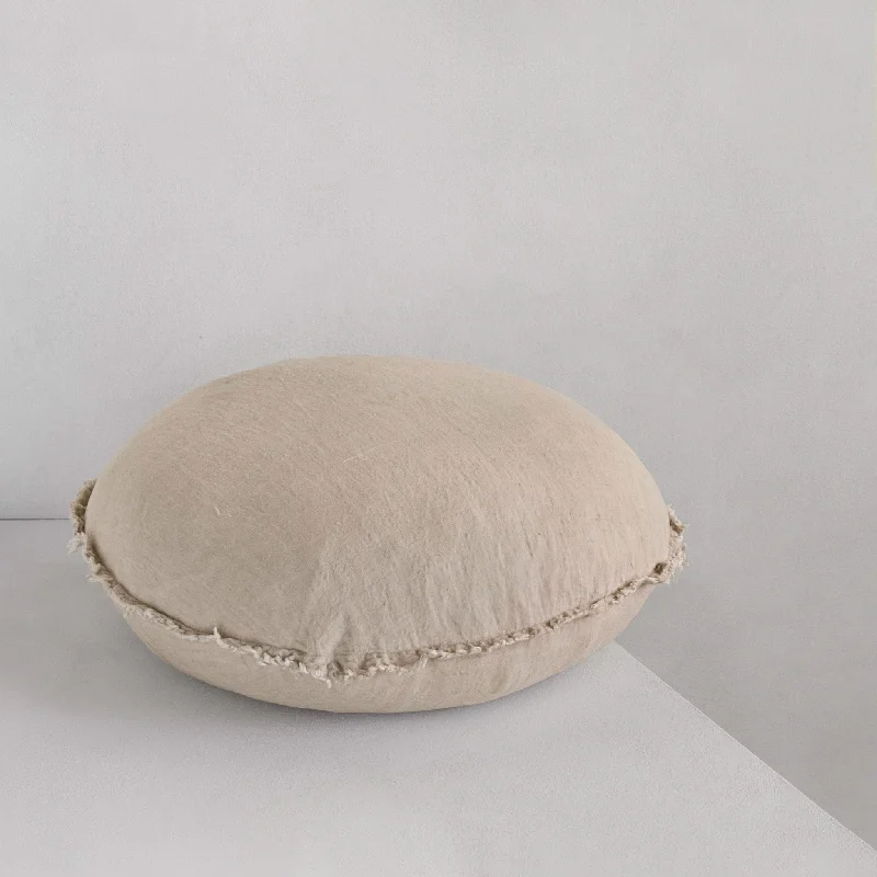 Adjustable Pillows for Customized ComfortFlocca Macaron Linen Pillow - Sable