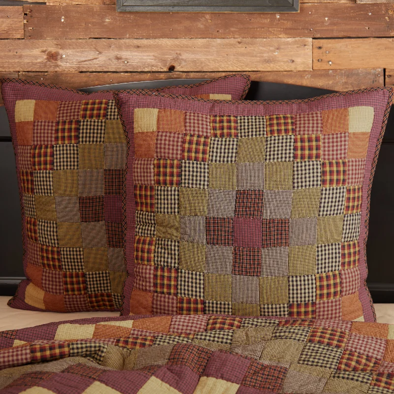 King - size bed skirts in solid colorsHeritage Farms Quilted Euro Sham 26x26