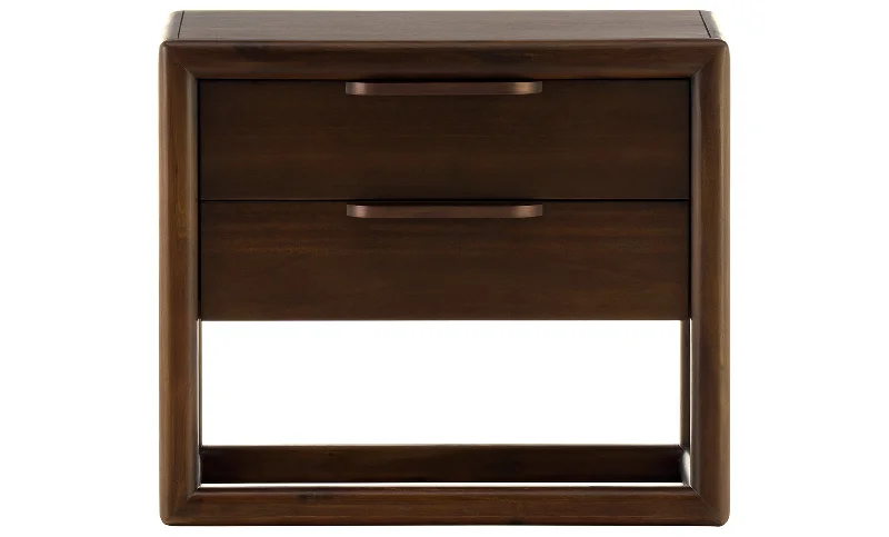 Queen - size mattresses for couples and standard bedroomsSol 2-Drawer Nightstand