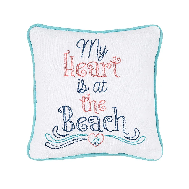 Pregnancy Pillows for Expectant MothersHeart At The Beach Mini Pillow
