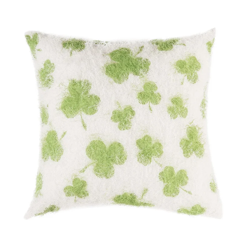 Round Pillows for Boho-Style InteriorsShamrock Pillow