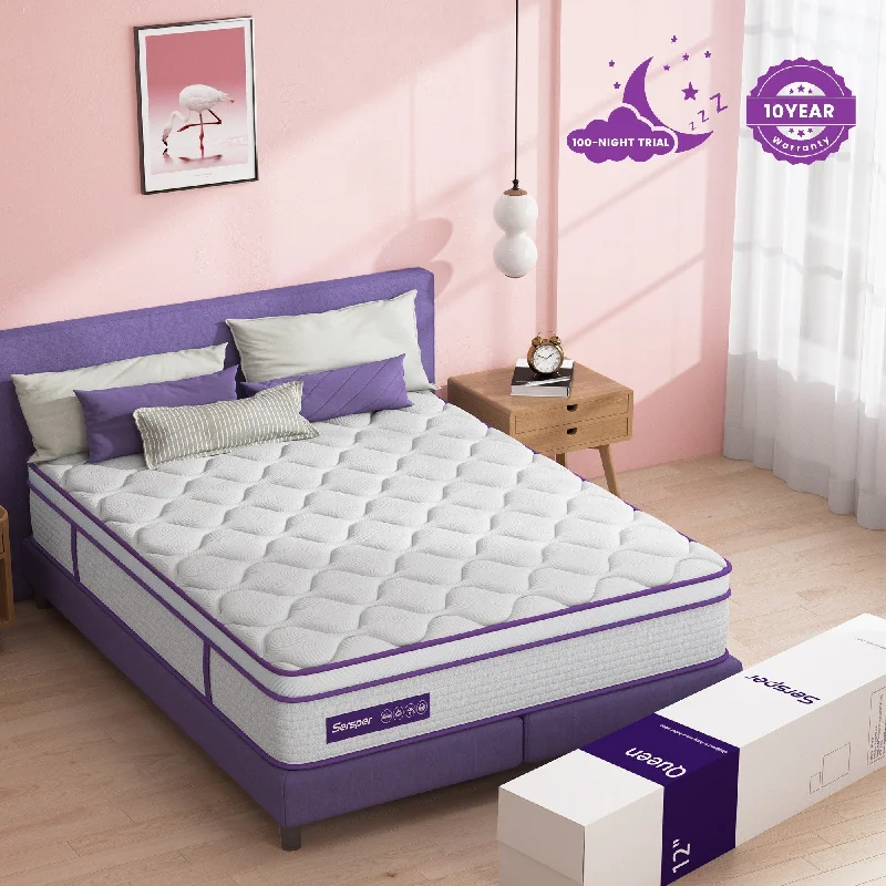 Latex mattresses with natural bounce and breathabilitySersper 10-Inch Medium Euro Top Memory Foam and Pocket Spring Hybrid Mattress Latex mattresses with natural bounce and breathabilitySersper 10-Inch Medium Euro Top Memory Foam and Pocket Spring Hybrid Mattress