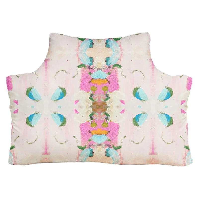 Plush Pillows for a Cozy BedThe Headboard Pillow® - Monet's Garden Pink Twin XL