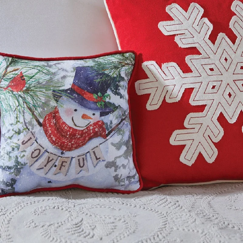 Velvet Pillows for a Touch of EleganceFlurry Snowman Pillow