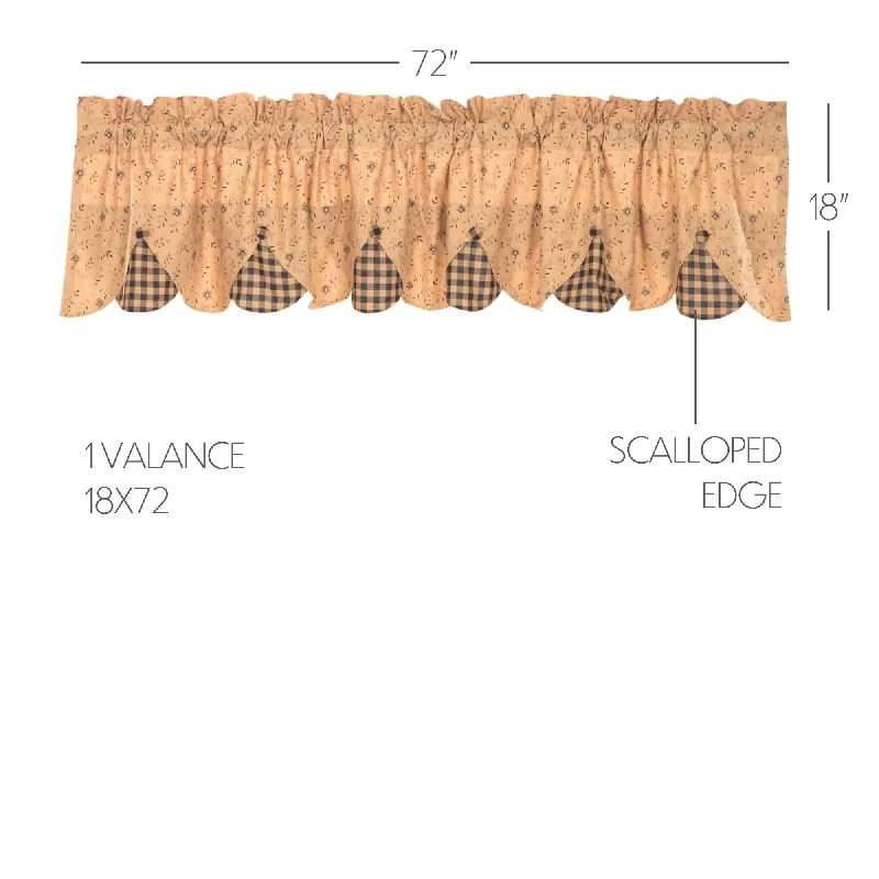 Bed skirts with a metallic thread for a touch of glamourMaisie Valance 18x72