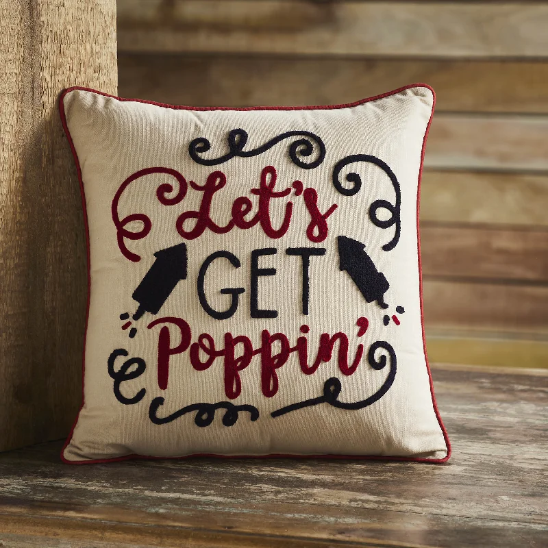 Cotton Pillows for Natural ComfortLet's Get Poppin' Pillow