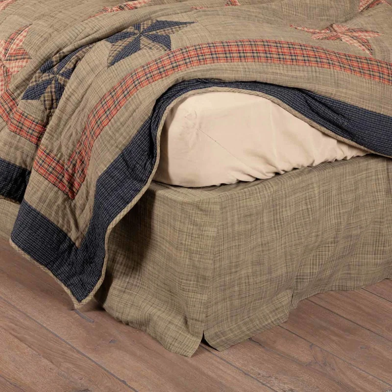 Bed skirts with a satin finish for a shiny appearanceVincent Bed Skirt