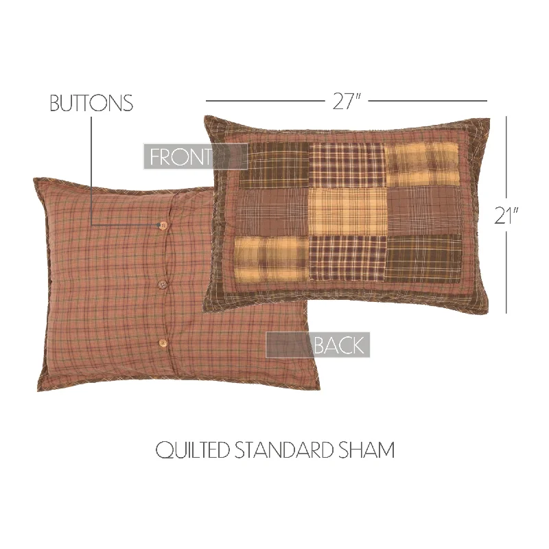 Bed skirts in bold colors for a statement - making lookPrescott Standard Sham 21x27